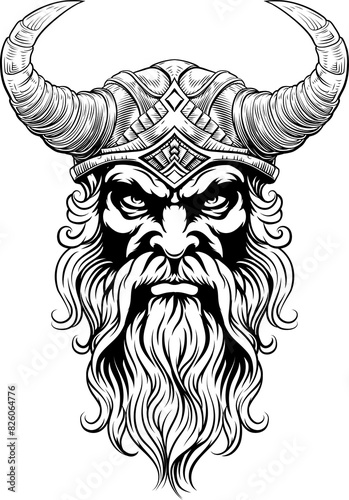 Viking Warrior Man Strong M...