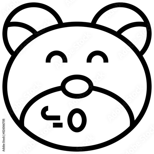 BLOWING,feelings,Bear,emotion,animal.svg