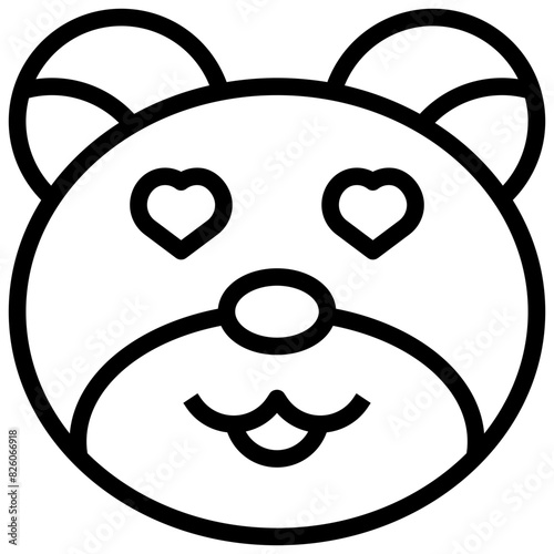 LOVE,feelings,Bear,emotion,animal.svg