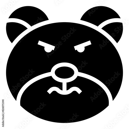ANGRY,feelings,Bear,emotion,animal.svg