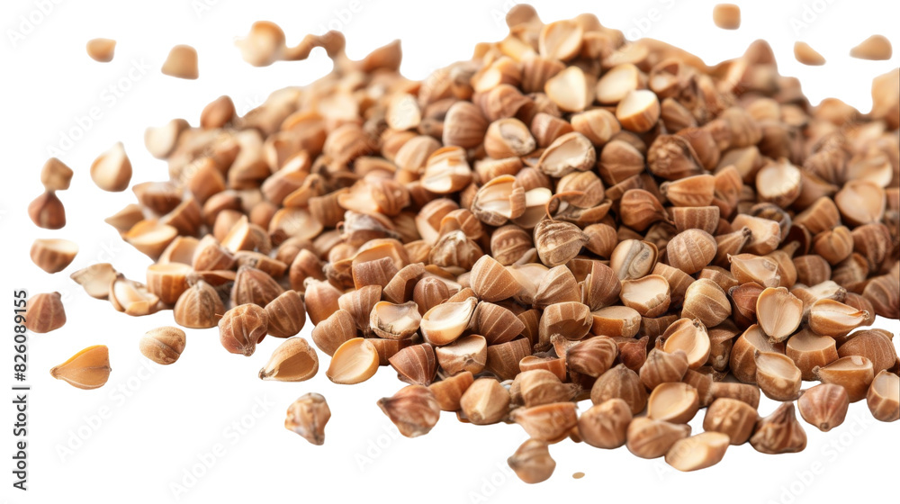 A collection of assorted nuts stacked together on a plain white surface A collection of assorted nuts stacked together on a plain white surface