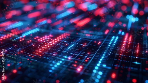 Wallpaper Mural Digital Grid Screens: A photo depicting a digital grid overlaying screens Torontodigital.ca