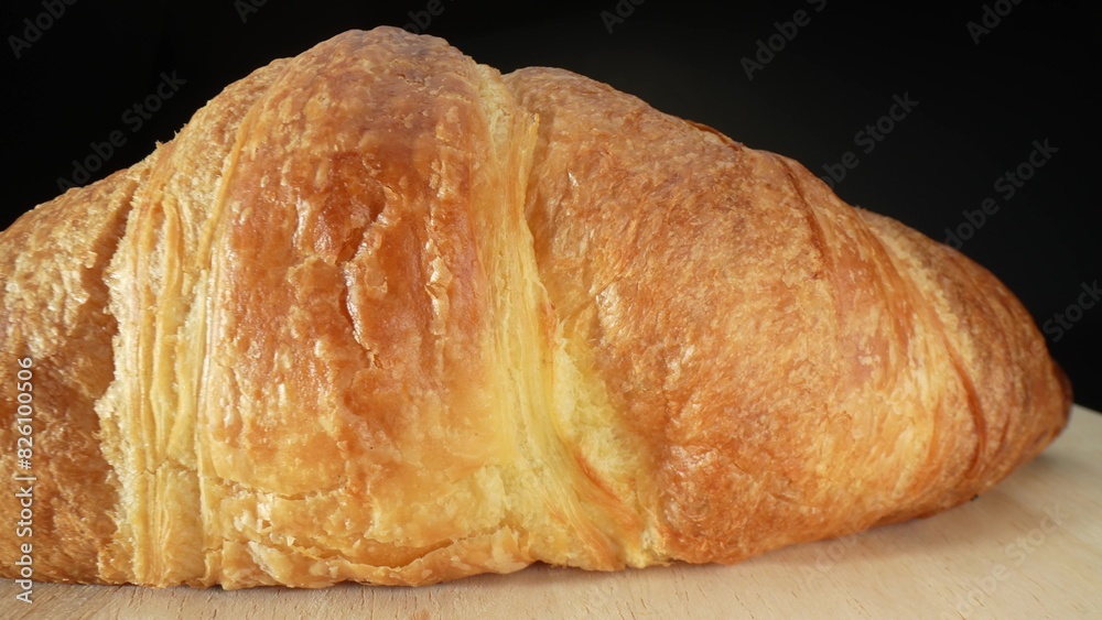 Croissants: High in saturated fats and carbohydrates due to butter and refined flour. Rich, indulgent flavor but calorie-dense and lacking in essential nutrients. Junk food concept. Food background.
Croissants: High in saturated fats and carbohydrates due to butter and refined flour. Rich, indulgent flavor but calorie-dense and lacking in essential nutrients. Junk food concept. Food background.