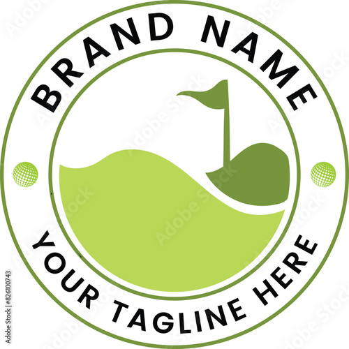 Golf logo, golf vector