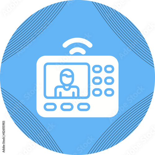 Intercom System Vector Icon