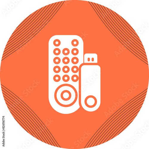 Streaming Stick Vector Icon