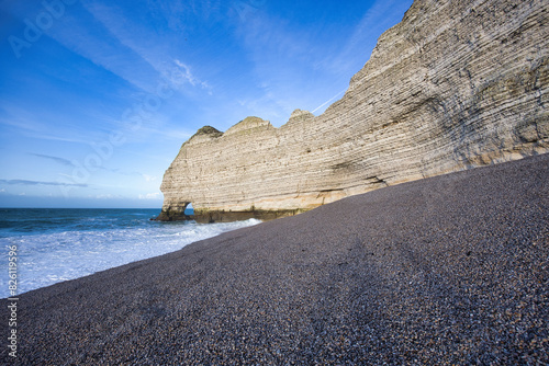 Coast at Étretat in France