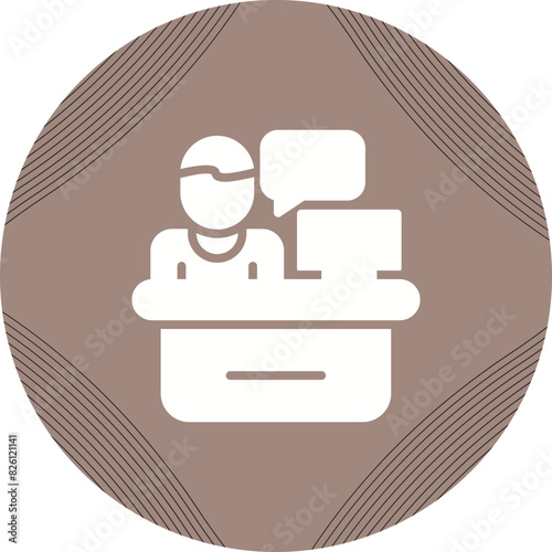 Academic Advisor Vector Icon