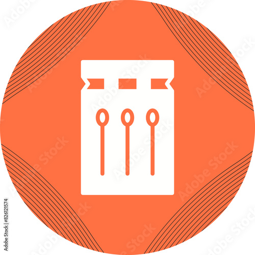 Waterproof matches Vector Icon