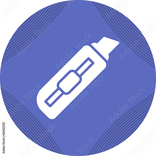 Utility knife Vector Icon