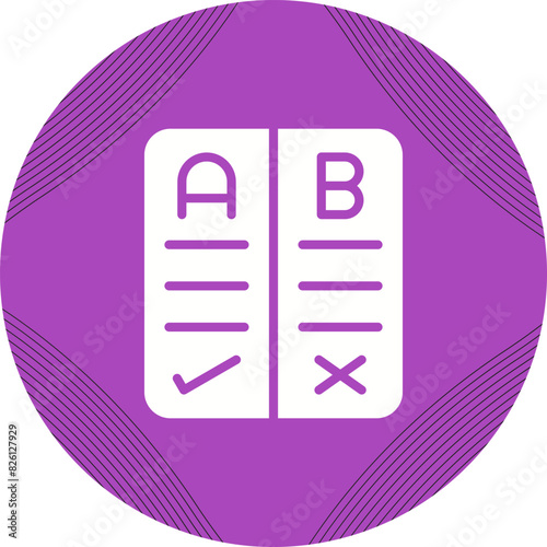Pros And Cons Vector Icon