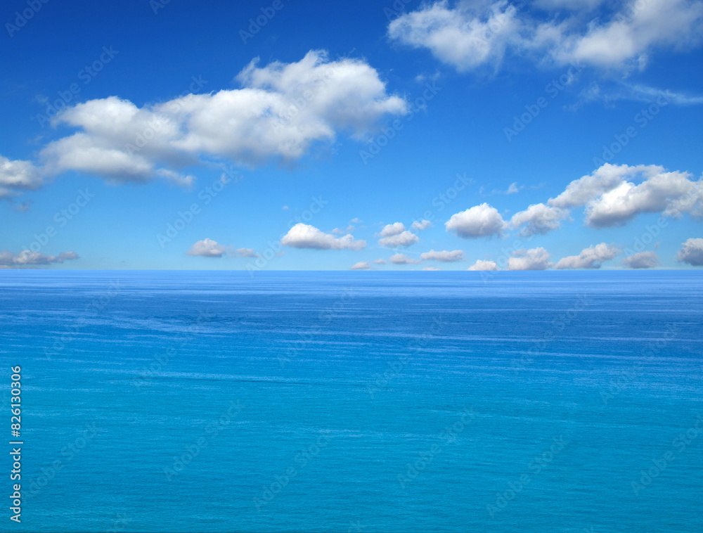 Blue sea water surface Blue sea water surface