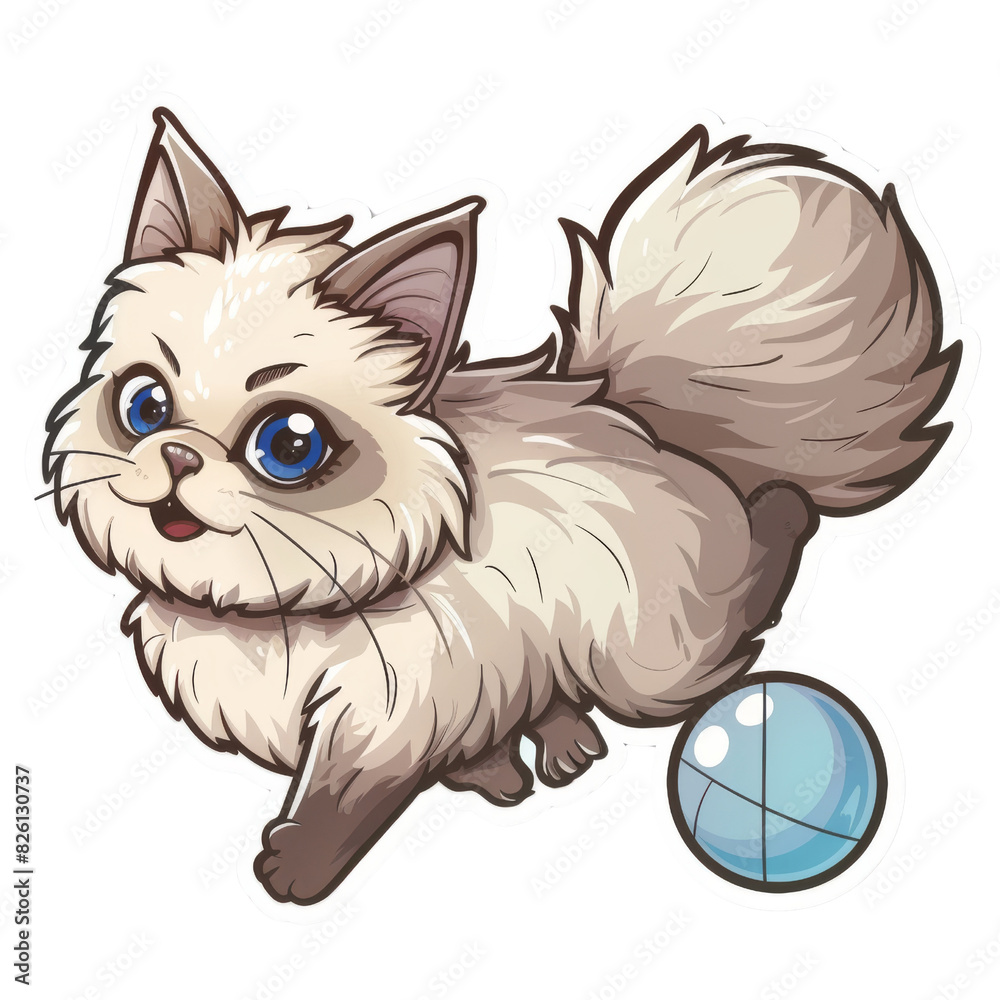 custom made wallpaper toronto digitalragdoll cat kawaii sticker png