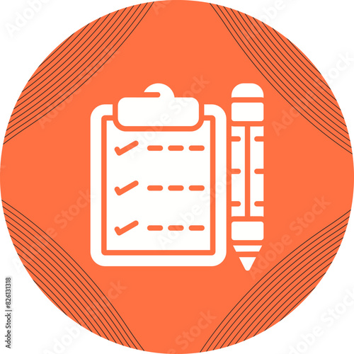 Writing pad Vector Icon