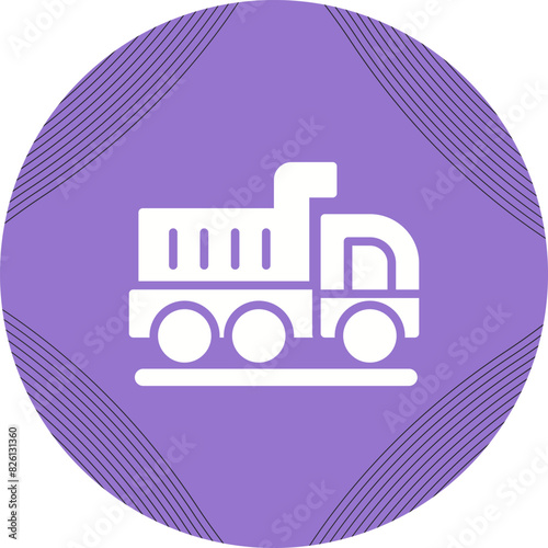 Dump Truck Vector Icon