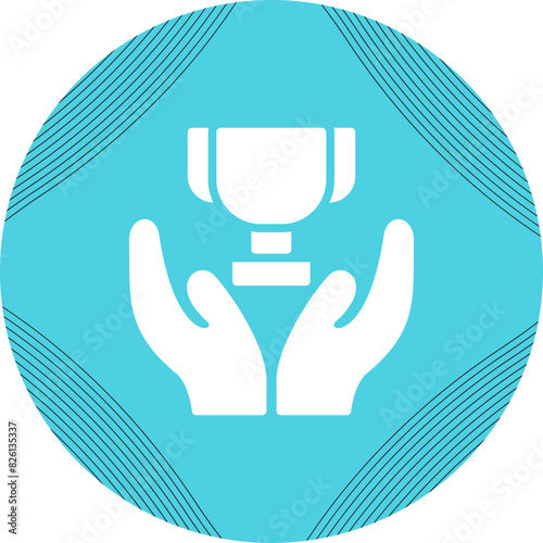 Triumphant Vector Icon