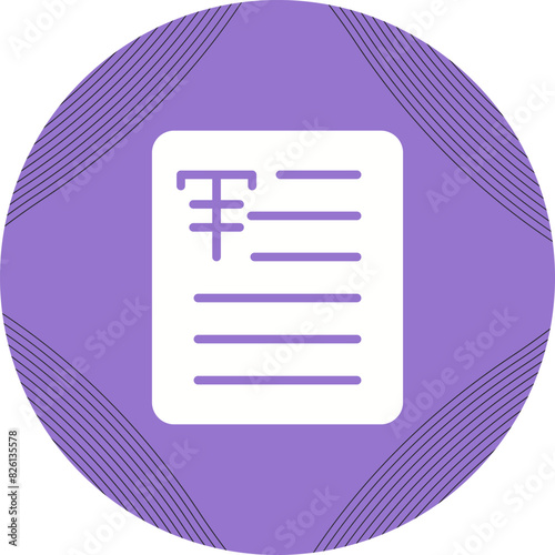 Document Strikethrough Vector Icon