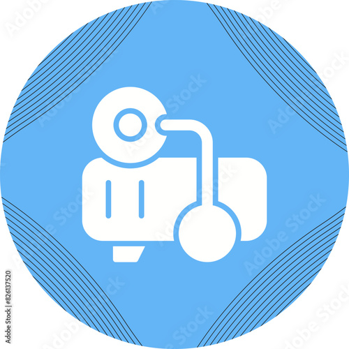 Air compressor Vector Icon