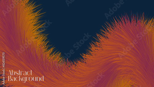 Modern Abstract Background, Fury Painting Effect Colorful Gradient. Abstract Fury Painting Background