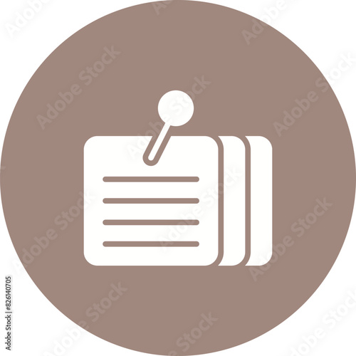 Memo Vector Icon