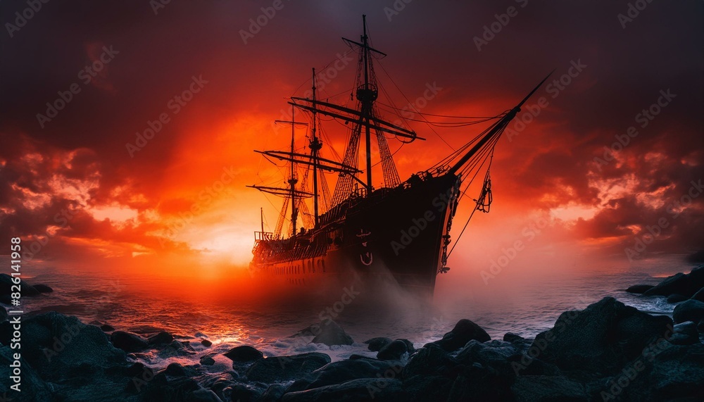 Obraz premium Abandonned ship