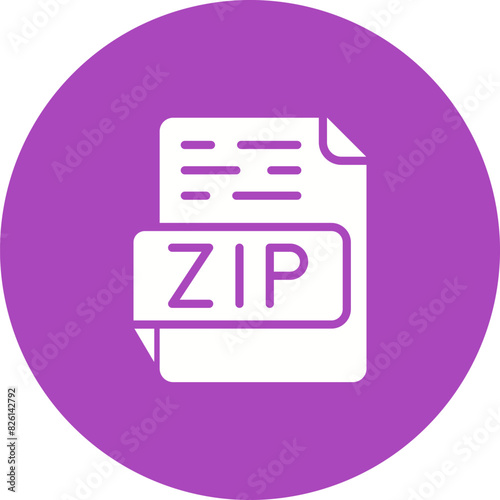 ZIP Vector Icon