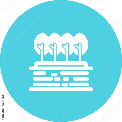 Lake Vector Icon