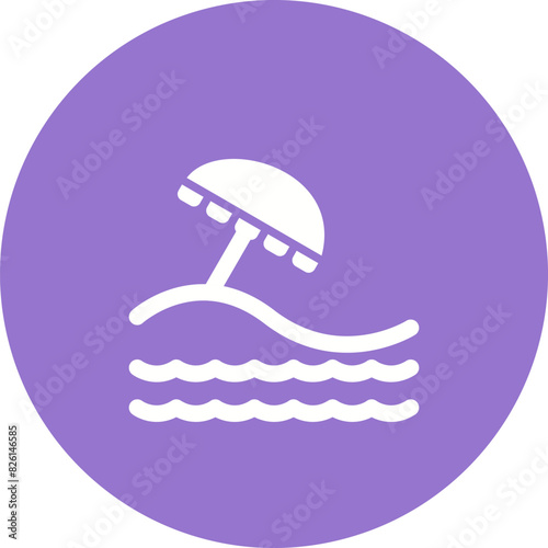 Beach Vector Icon