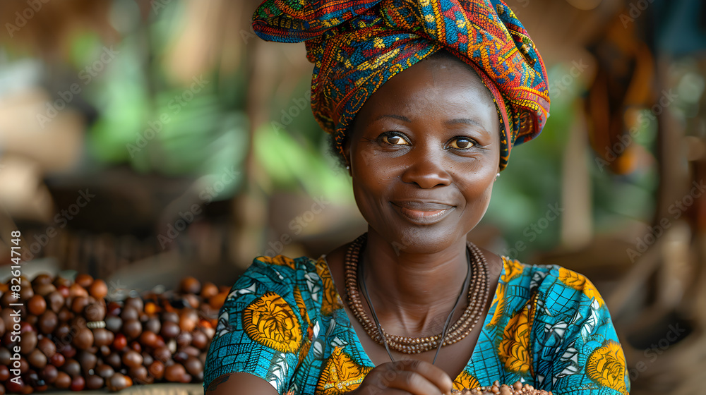 Obraz premium portrait of a woman working