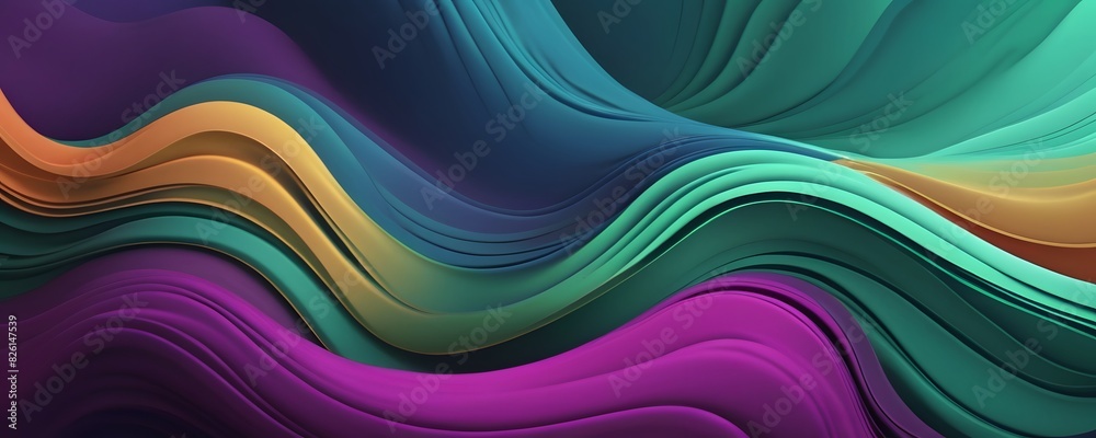 abstract colorful background with waves