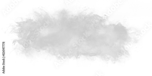 Abstract cloud of fog. Smoke overlay effect. Fog overlay effect. Smoke texture overlays. Misty effect. Isolated on transparent background