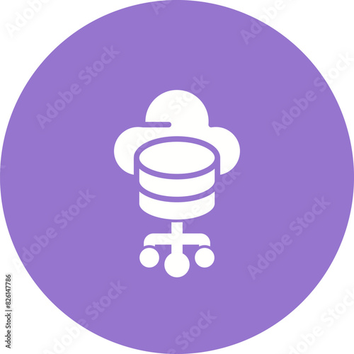 Cloud Storage Vector Icon