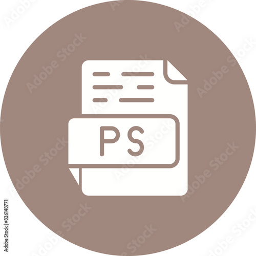 PS Vector Icon photo