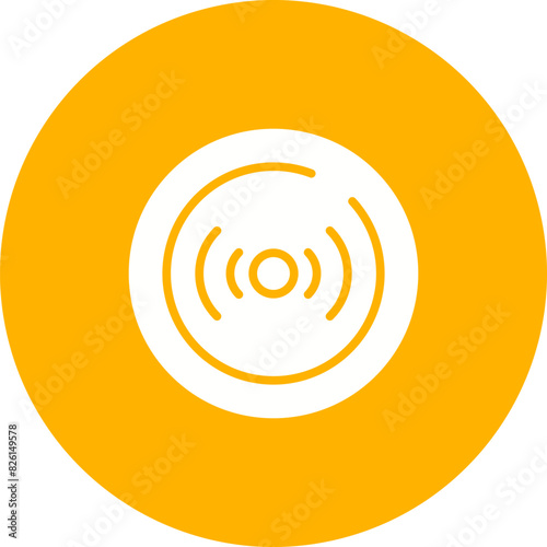 Live Streaming Circle Vector Icon