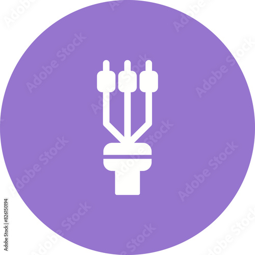 Cable Termination Sleeve Vector Icon