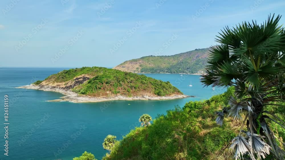 Aerial view beautiful seashore beach in Phuket island Thailand Aerial view beautiful seashore beach in Phuket island Thailand
