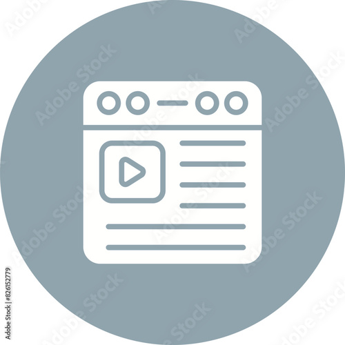 Video Vector Icon
