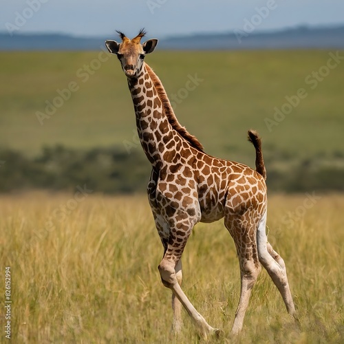 Giraffe Majesty Graceful Wildlife Photography for Design Projects