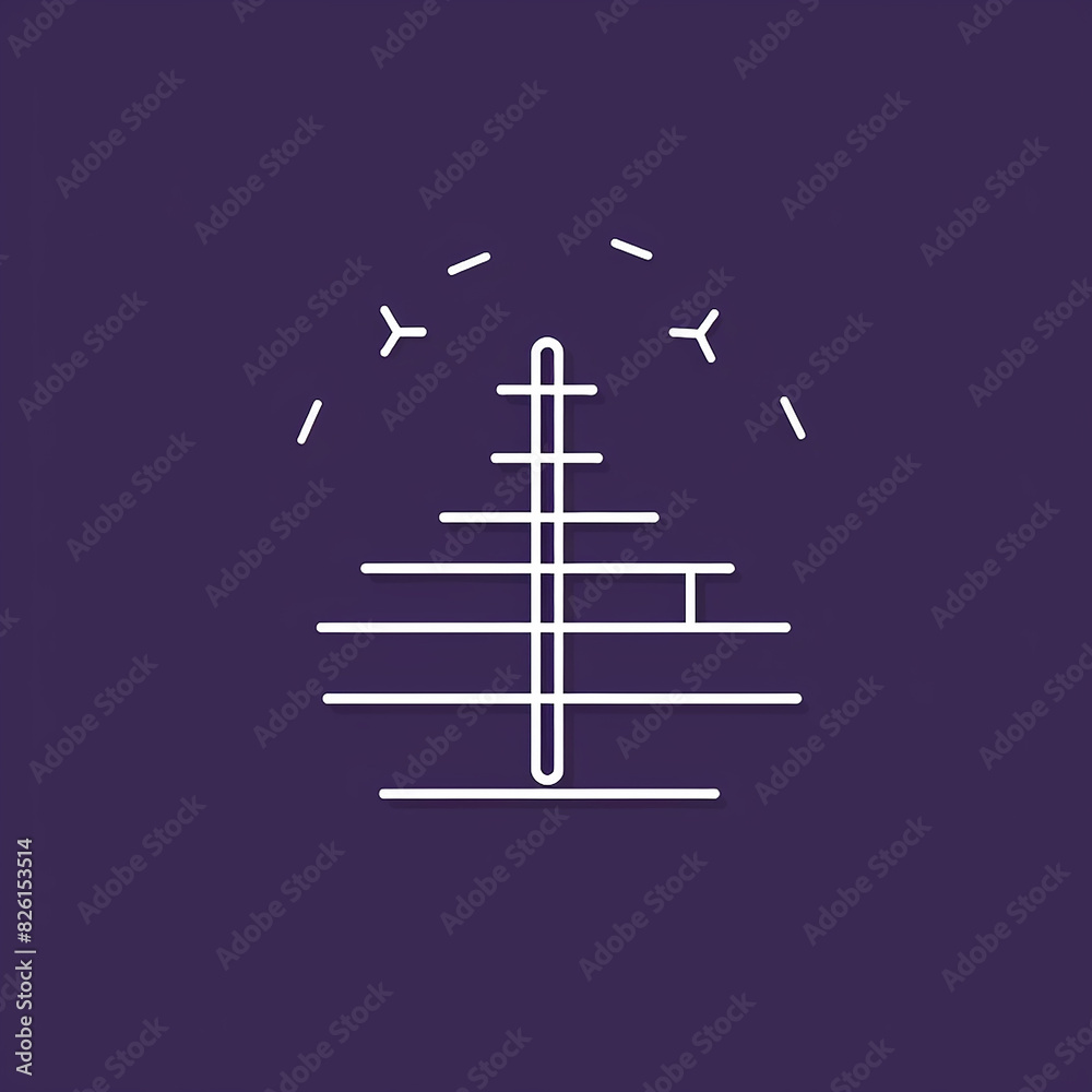 _Radio_Antenna_Base_Modern_Line_Icon_Vector_Line_Art _Radio_Antenna_Base_Modern_Line_Icon_Vector_Line_Art