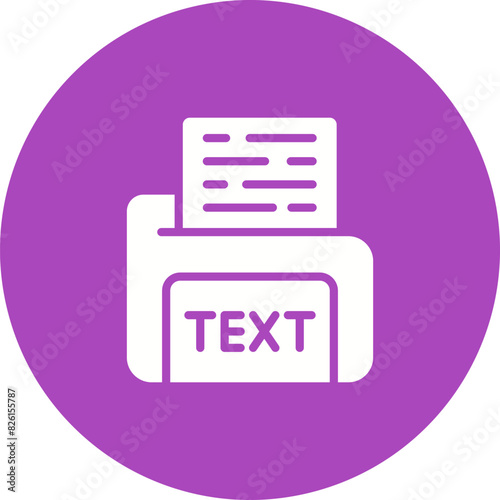 Text File Vector Icon