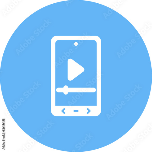 Video Player Vector Icon