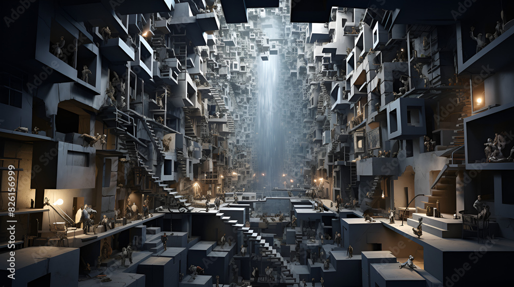 There is a dark alley with a lot of buildings and lights generative ai
There is a dark alley with a lot of buildings and lights generative ai
