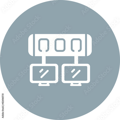 Network Switch Vector Icon