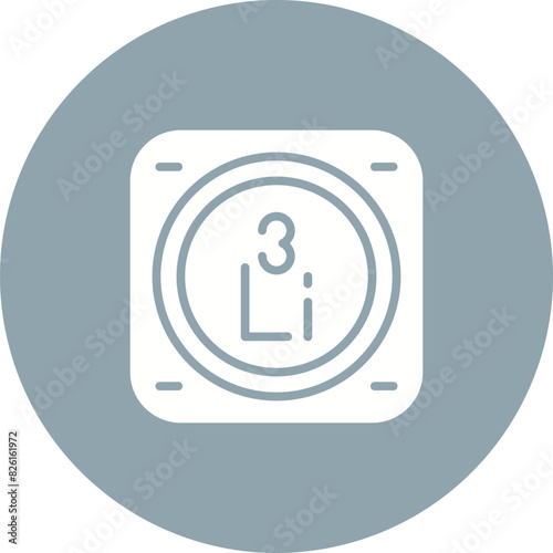 Lithium Vector Icon