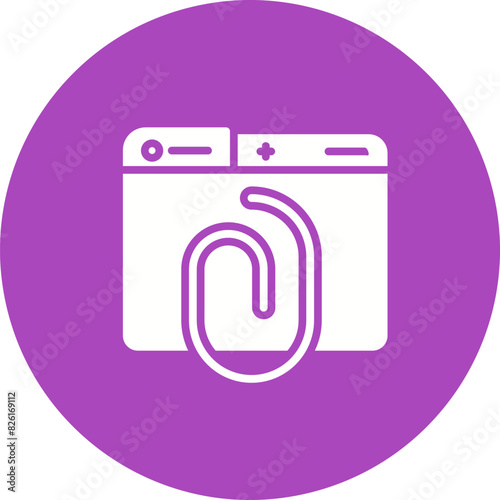 Atachment Vector Icon