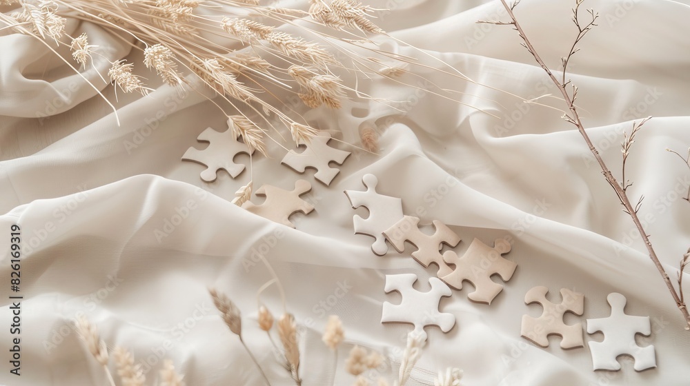 Puzzle pieces image Puzzle pieces image