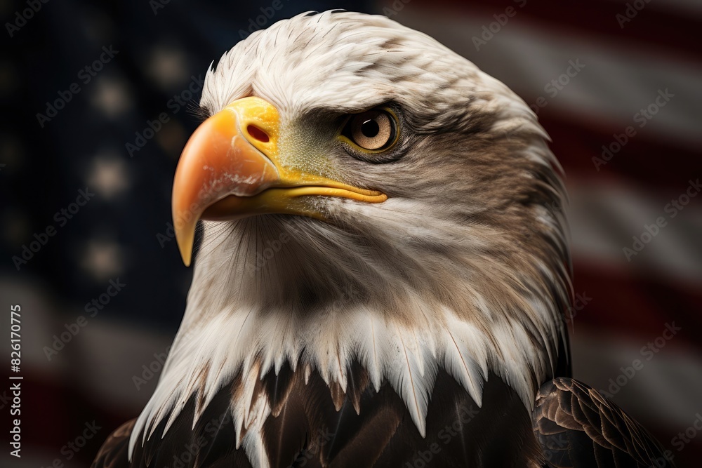 Obraz premium bald eagle symbol of the united states