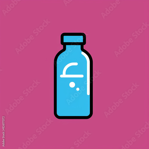 Water_Bottle_Modern_Line_Icon_Vector_Line_Art_CuteIco