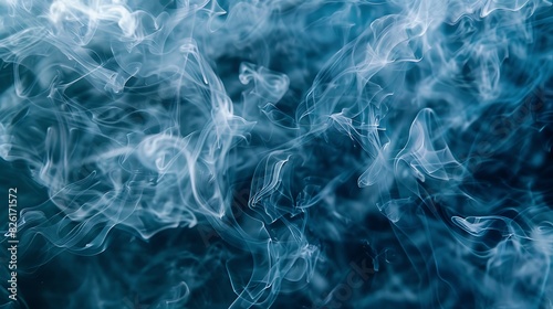 Smoke Art, Abstract image of smoke swirling and creating interesting shapes and patterns