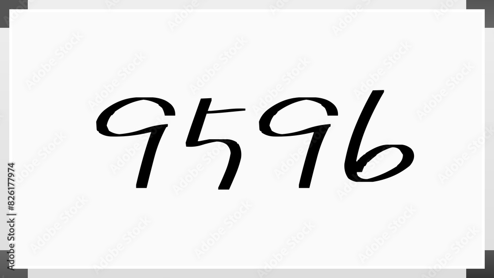 9596年のホワイトボード風イラスト 9596年のホワイトボード風イラスト